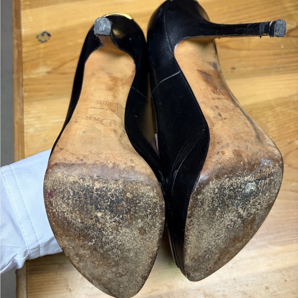 Dior Black Leather Heels - Picture 5 of 5